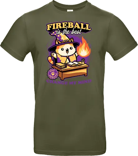 Wizard Cat Fireball