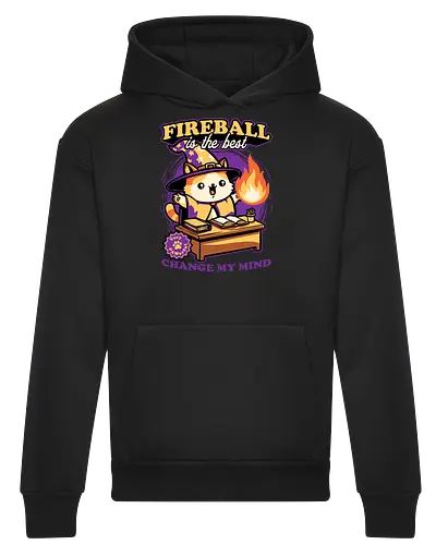 Wizard Cat Fireball