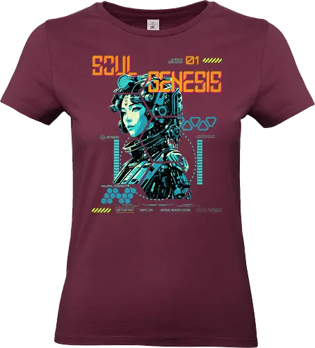 Soul Genesis-Abyssal Memory Edition - Cyberpunk, Sci-Fi, Soul Genesis, Bio Interface, Futuristic Fashion, Nature Tech, Posthuman, Interface Style, Hacker Vibe, Neural Wear, Urban Mystic, Digital Rebellion, Techwear, System Override, Conscious Style, Alternative Fashion, Dystopian Mood, Cyber Soul, Future Aesthetic, Soft Resistance - Standard T-Shirt (Frauen)
