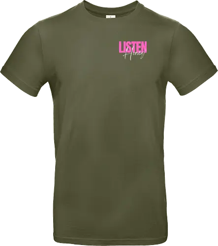 Listen, Honey! weiß - Standard T-Shirt