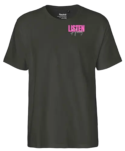 Listen, Honey! weiß - Fairtrade T-Shirt