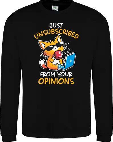 Unsubscribed from Opinions - Funny Cat