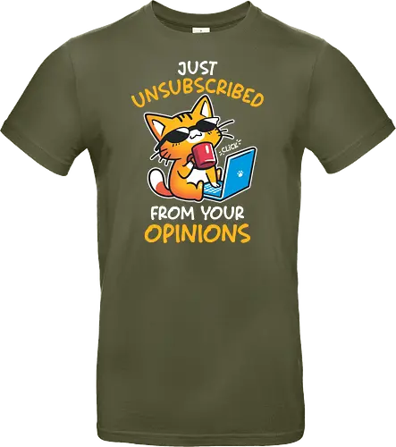 Unsubscribed from Opinions - Funny Cat