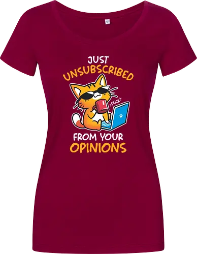 Unsubscribed from Opinions - Funny Cat