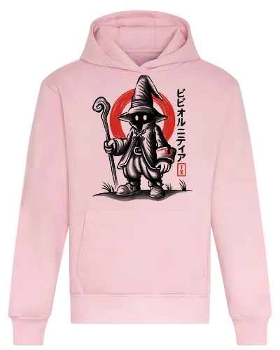 Vivi Ornitier Sumi-e - vivi ornitier, black mage, Final, final fantasy ix, final fantasy 9, ffix, video games, video game, gaming, gamer, japanese art, sumi-e, sumie, final fantasy ix remake, Kweh - Heavyweight Hoodie