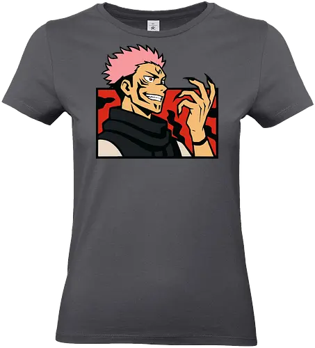 Ryomen Sukuna Jujutsu  - Ryomen Sukuna, Jujutsu, JJK, anime, manga, King of Curses, Sukuna, villain, dark fantasy, anime art, fan merchandise, curse, Yuji Itadori, jujutsu sorcerer, anime print, Japanese animation, shonen, Gojo Satoru, anime fan, cursed spirit - Standard T-Shirt (Frauen)