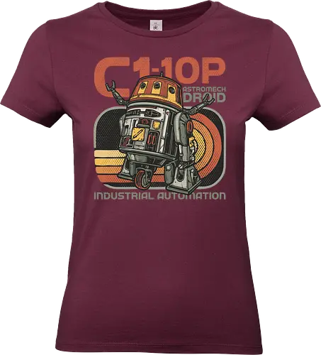 Astromech Droid - Film, movie, galactic, galaxy, science fiction, sci-fi, space, robots - Standard T-Shirt (Frauen)
