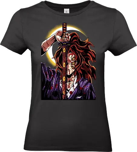 Upper Moon One - Slayer, Kimetsu no Yaiba, Anime - Standard T-Shirt (Frauen)