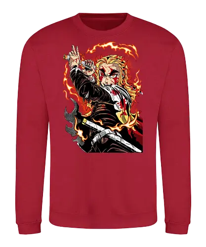 Hashira Fire - Slayer, Kimetsu no Yaiba, Anime - Sweatshirt