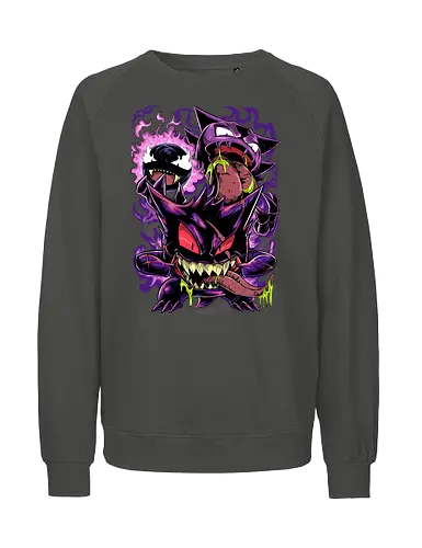 Ghost monsters - Pocket, anime, monster, Ghost, ghost - Fairtrade Sweatshirt