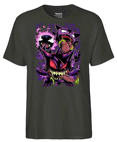 Ghost monsters - Pocket, anime, monster, Ghost, ghost - Fairtrade T-Shirt