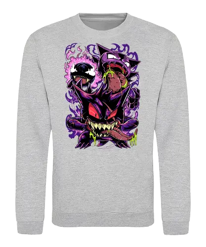 Ghost monsters - Pocket, anime, monster, Ghost, ghost - Sweatshirt