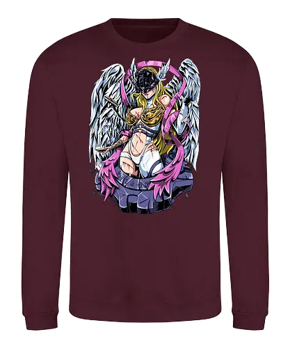 Angewomon - Anime, manga, Angewomon, Digital - Sweatshirt
