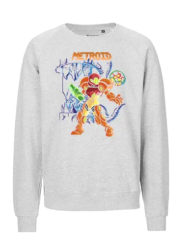 Pixel Bounty Hunter - Bounty Hunter, game, retro, gaming, Console - Fairtrade Sweatshirt