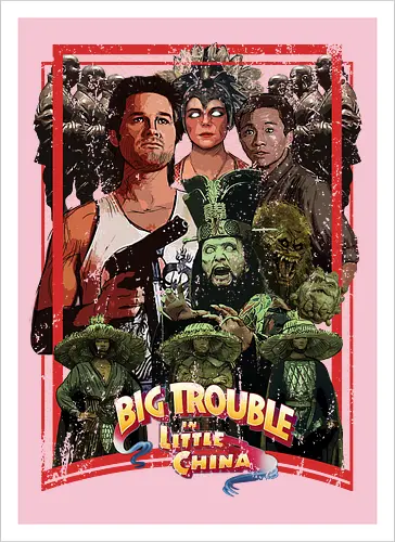 Big Trouble in Little China - movie, pop, cult, retro, movies - Kunstdruck