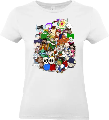 Dream-Team - Princess, link's awakening, cocolint, traum, dream, marin, tarin, gameboy, switch, windfisch, windfish, eule, owl, Hero of Time - Standard T-Shirt (Frauen)