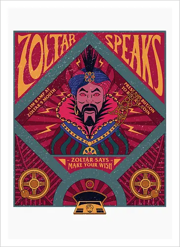 Fortune Teller Machine from 80s movies 