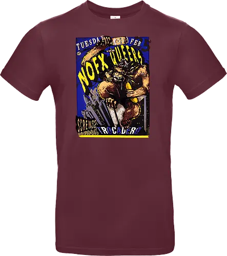 NOFX + The Queers – Offizielles Konzertposter (Trocadero – Tour Poster)