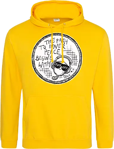 Inner Peace - Worm, Dieter, Kplx, Calm, Peace, Fuck off - Standard Hoodie
