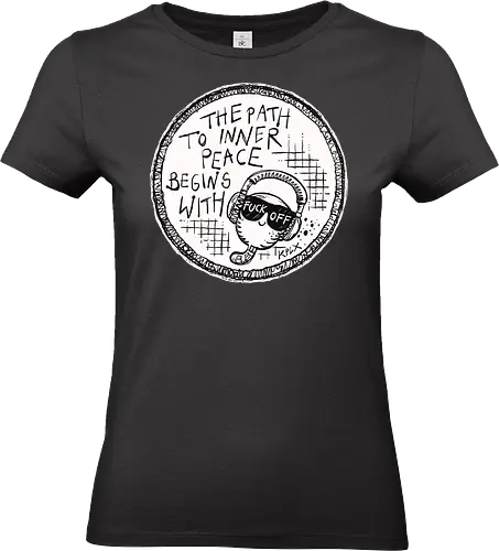 Inner Peace - Worm, Dieter, Kplx, Calm, Peace, Fuck off - Standard T-Shirt (Frauen)