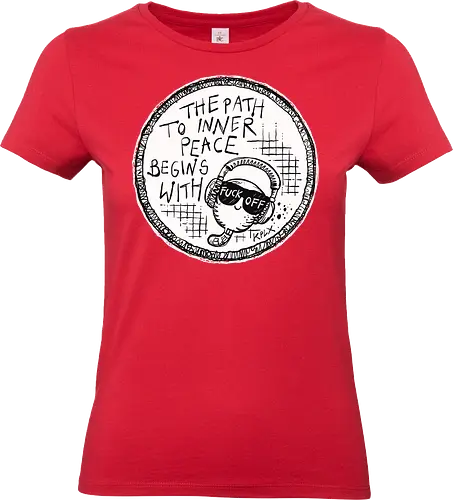 Inner Peace - Worm, Dieter, Kplx, Calm, Peace, Fuck off - Standard T-Shirt (Frauen)
