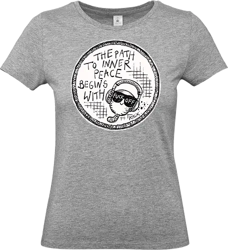 Inner Peace - Worm, Dieter, Kplx, Calm, Peace, Fuck off - Standard T-Shirt (Frauen)