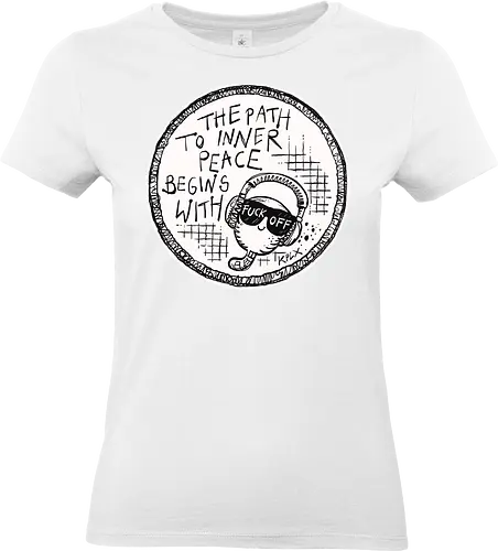 Inner Peace - Worm, Dieter, Kplx, Calm, Peace, Fuck off - Standard T-Shirt (Frauen)