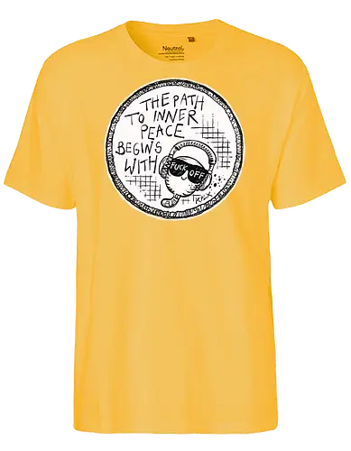 Inner Peace - Worm, Dieter, Kplx, Calm, Peace, Fuck off - Fairtrade T-Shirt