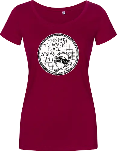 Inner Peace - Worm, Dieter, Kplx, Calm, Peace, Fuck off - Damen T-Shirt
