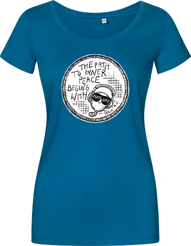 Inner Peace - Worm, Dieter, Kplx, Calm, Peace, Fuck off - Damen T-Shirt