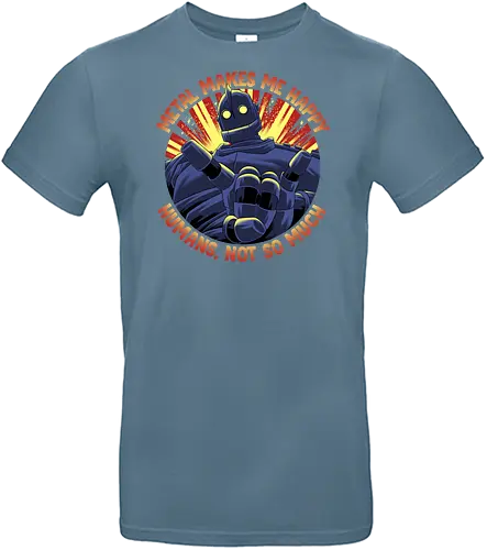 Metal Makes Me Happy - Iron Giant - Standard T-Shirt