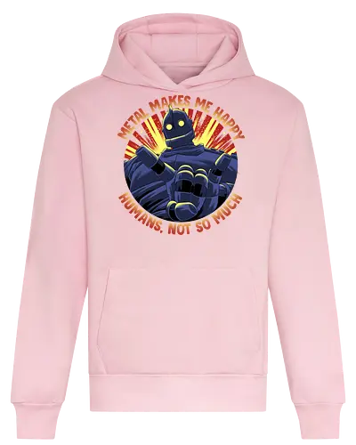Metal Makes Me Happy - Iron Giant - Heavyweight Hoodie