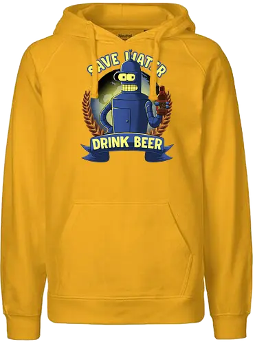 Drink Beer - Bender, beer - Fairtrade Hoodie