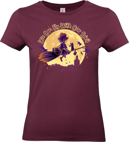 Fly With Our Spirit - Kiki Delivery Service, Witch - Standard T-Shirt (Frauen)