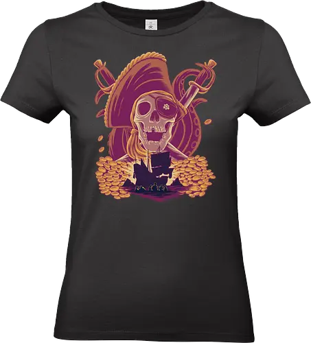 Pirate's Treasure - One Eyed Willy, Goonies - Standard T-Shirt (Frauen)