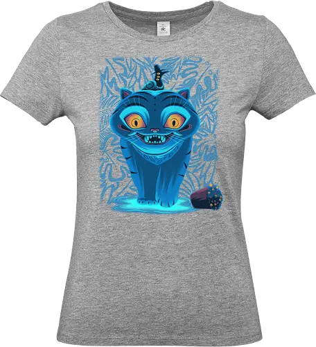 Blue Demon Cat - K-Pop Demon Hunters, Derpy - Standard T-Shirt (Frauen)