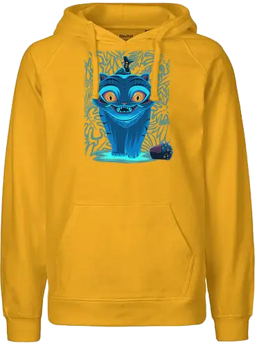 Blue Demon Cat - K-Pop Demon Hunters, Derpy - Fairtrade Hoodie