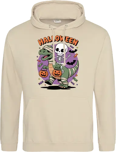 Halloween Dinosaur and Skeleton 