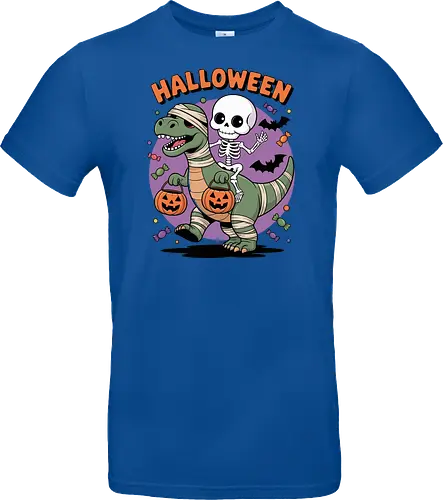 Halloween Dinosaur and Skeleton 
