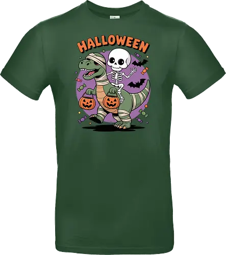 Halloween Dinosaur and Skeleton 