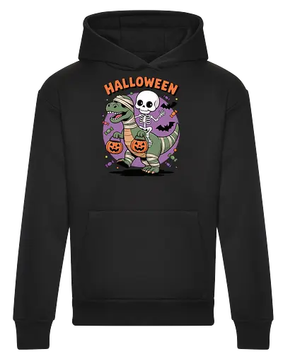 Halloween Dinosaur and Skeleton 