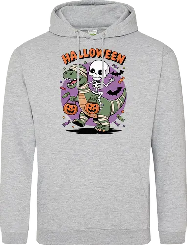 Halloween Dinosaur and Skeleton 