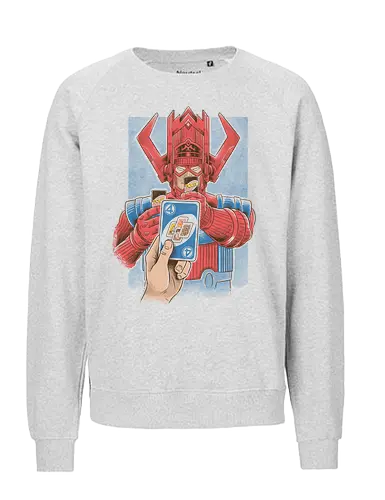 +4 - fantastic four, galactus, geek, nerd, movie, uno - Fairtrade Sweatshirt