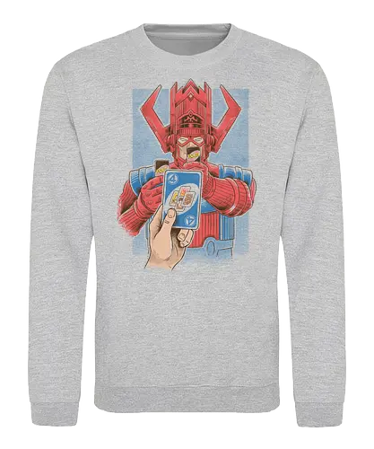 +4 - fantastic four, galactus, geek, nerd, movie, uno - Sweatshirt