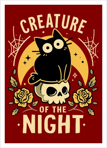 Gothic Night Cat