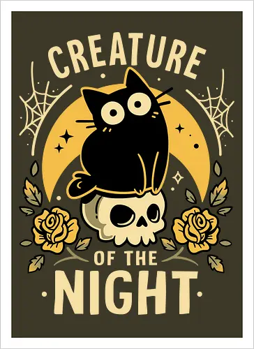 Gothic Night Cat