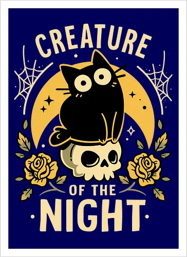 Gothic Night Cat