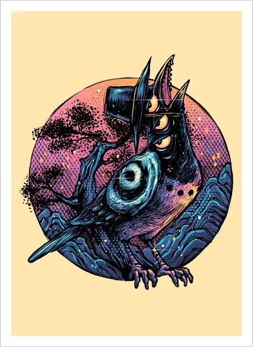 Crow from the underworld