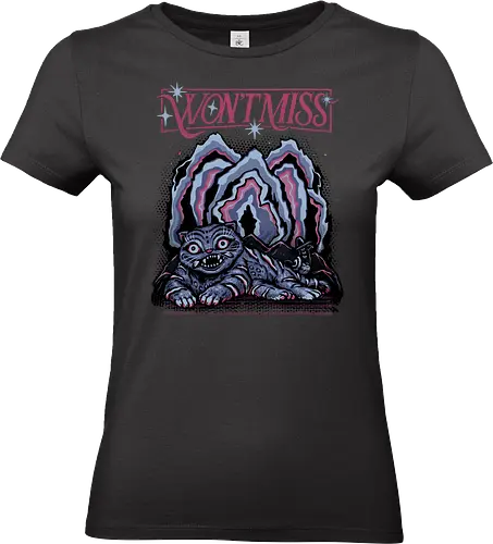 Will Not Miss - Movie, hunter, demons, superstars, tiger, animal, cute, animation, animated - Standard T-Shirt (Frauen)
