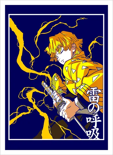 Zenitsu Agatsuma Thunder Breathing Slayer Art